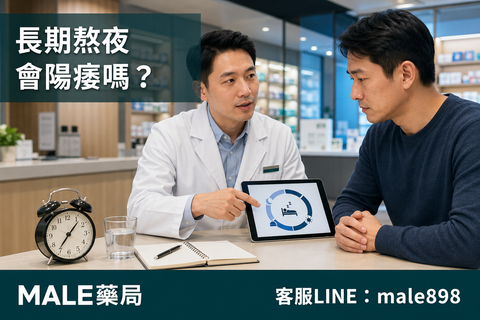 長期熬夜會陽痿嗎？睡眠、睪固酮與男性性功能